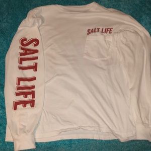 White Salt Life Longsleeve T-Shirt